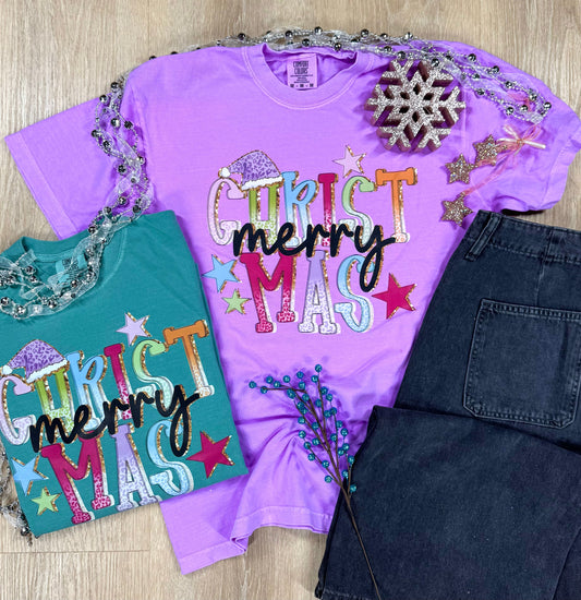 Leopard Christmas Graphic Tees