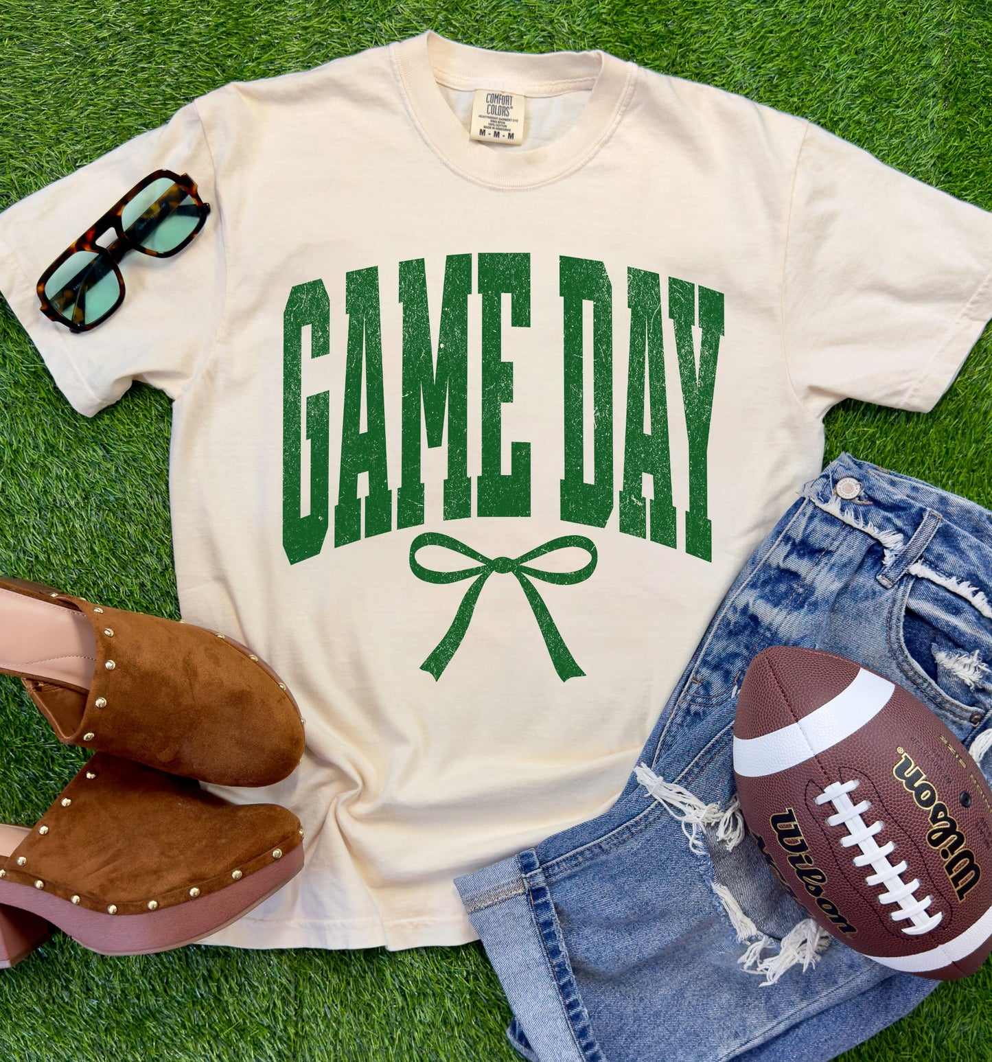 Game Day Customizable Bow Spirit Tee
