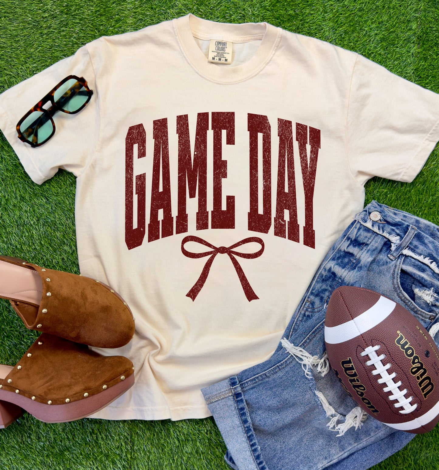 Game Day Customizable Bow Spirit Tee