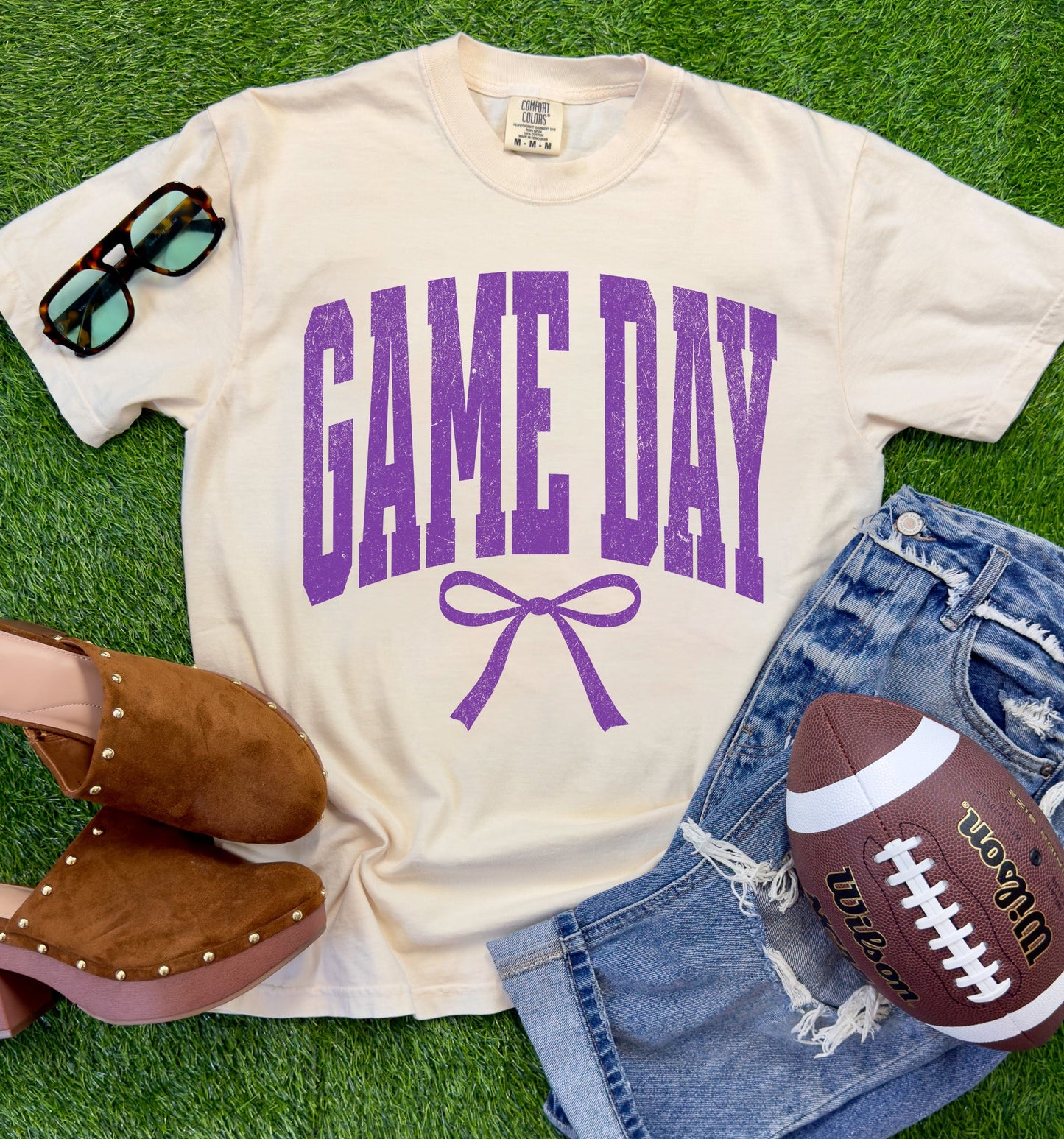 Game Day Customizable Bow Spirit Tee