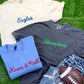 Custom Chain-stitched Short Sleeve Tees