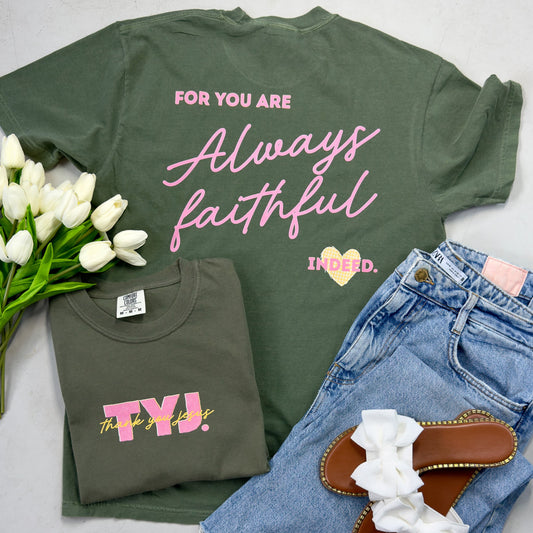 Thank You Jesus Front and Back Tee