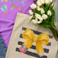 Teacher Bow Pencil Tote
