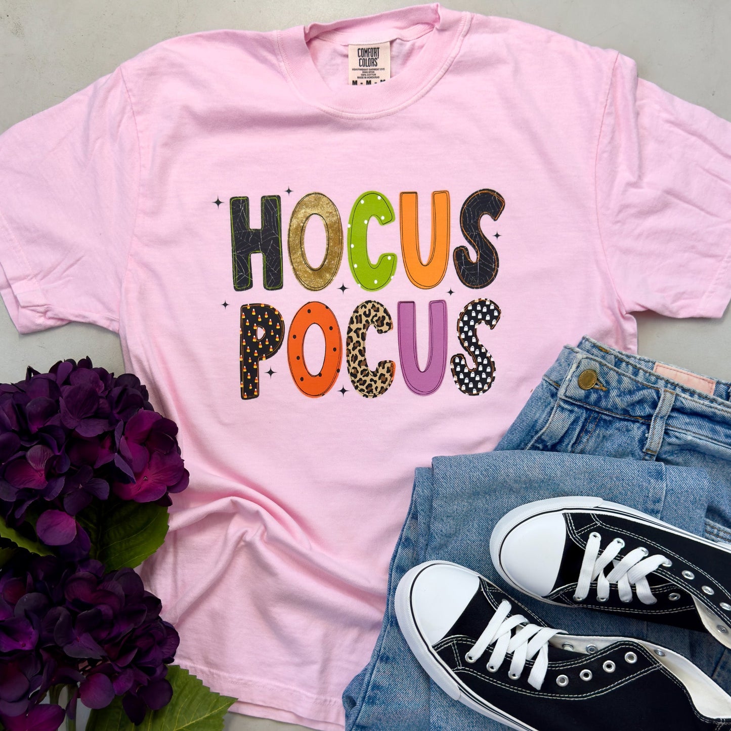 Hocus Pocus Pink Halloween Tee