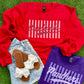 Tone on Tone Stripe Spirit Custom Sweatshirt