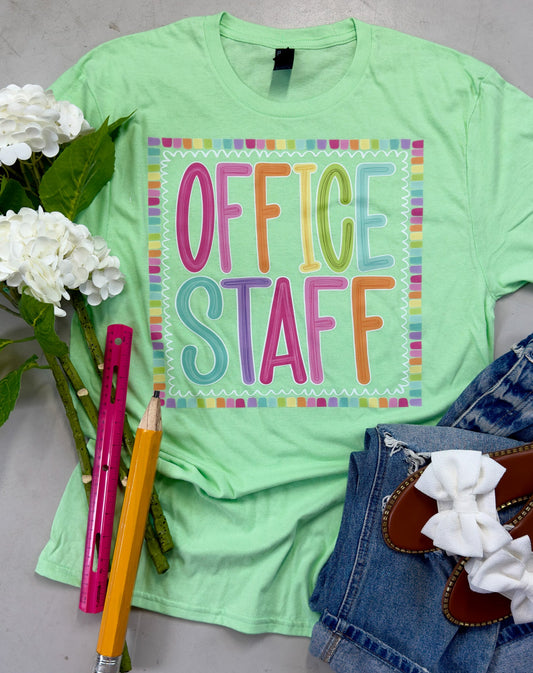 Office Staff School Tee