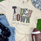 Touchdown Pattern Football Customizable Sweatshirt or Tee
