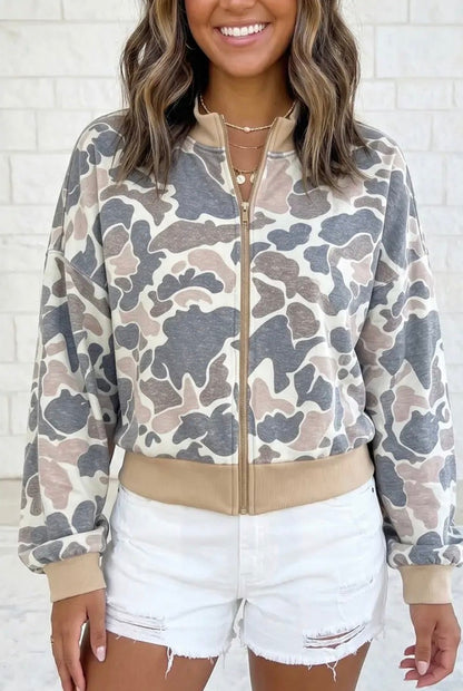 PREORDER: Camo Bomber Jacket  8.17.26