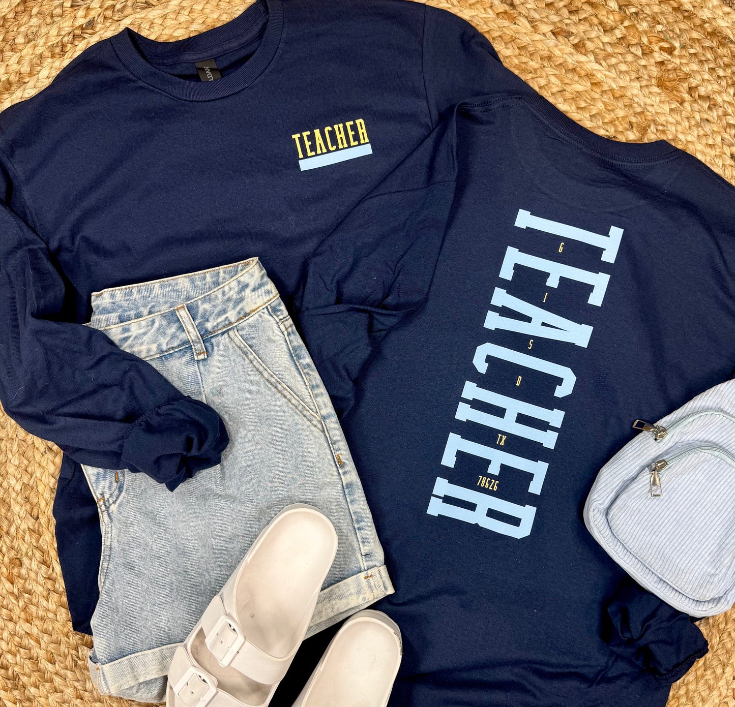 Custom Spirit Stack Short or Long Graphic Tee