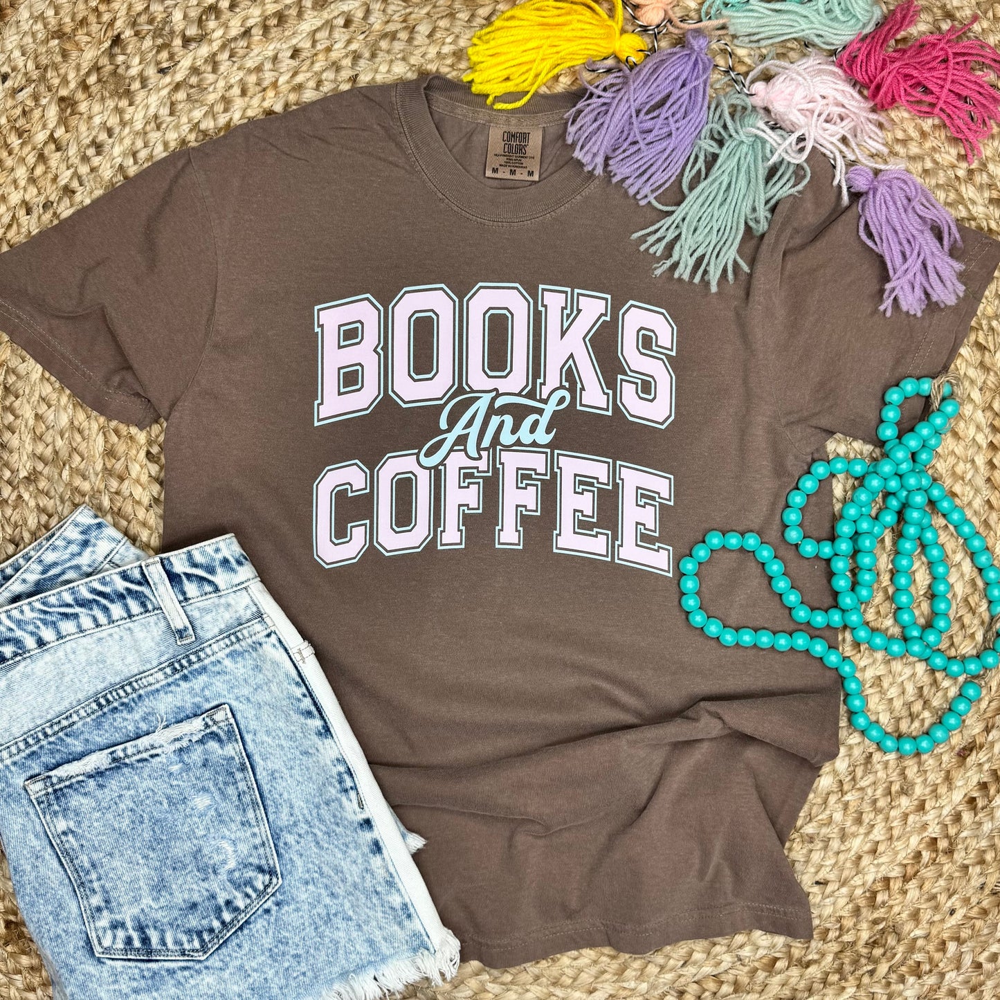 Books and Coffee Tee