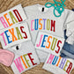 Custom Colorful Arch Shirt or Sweatshirt
