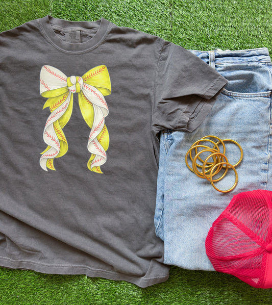 Softball Bow Tee
