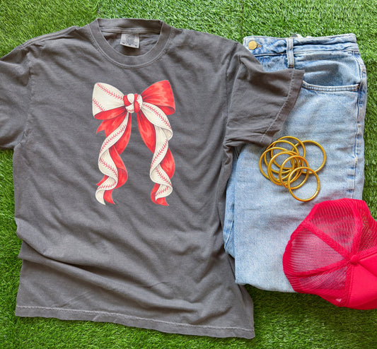 Baseball Bow Tee