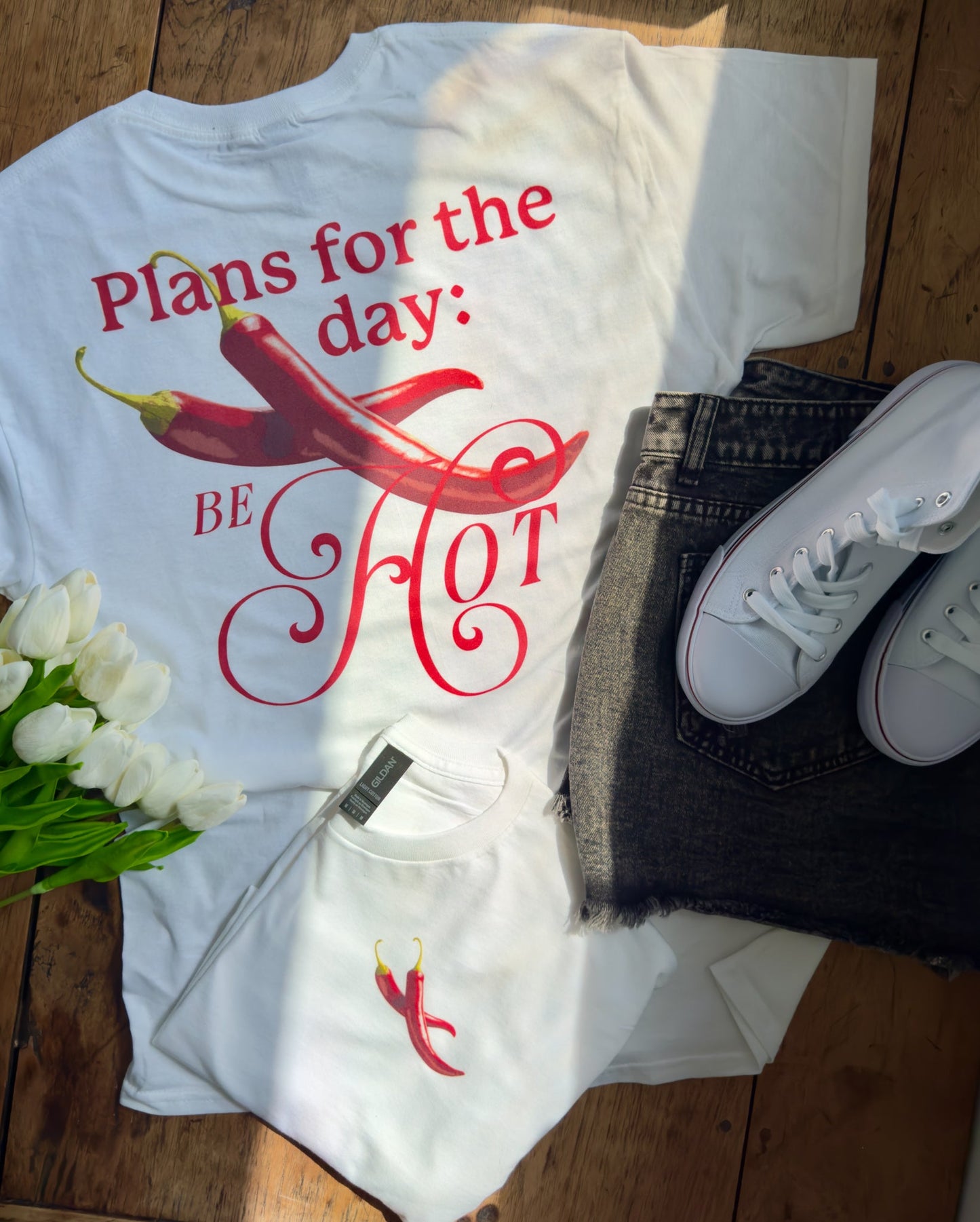 Plans For The Day: Be Hot Pepper Tee