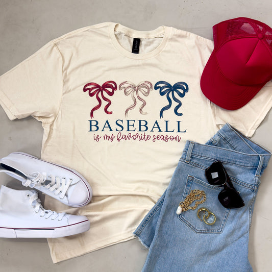 Baseball Is My Favorite Season Tee