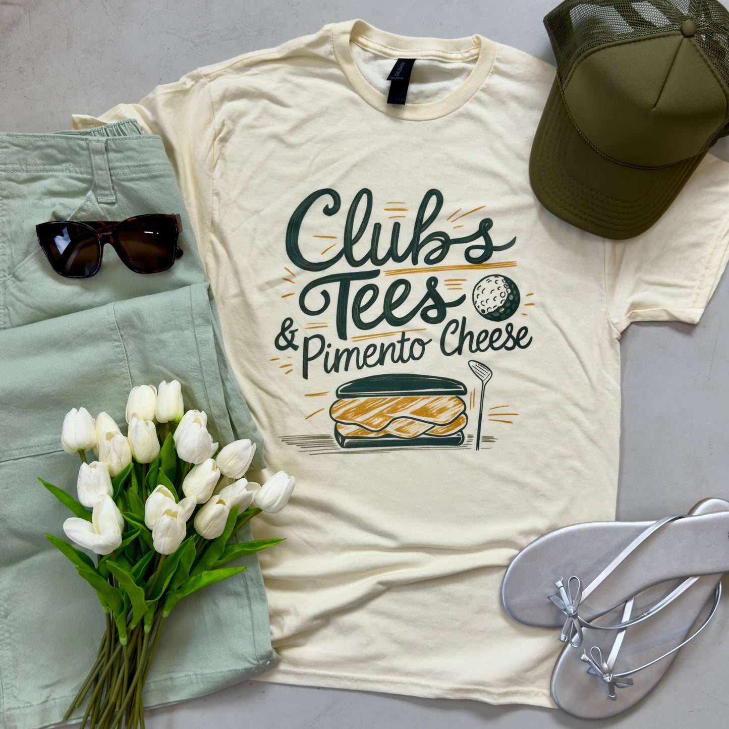Clubs, Tees & Pimento Cheese Tee