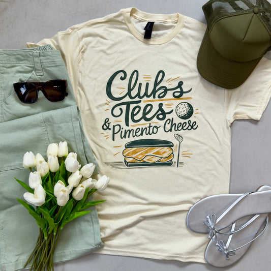 Clubs, Tees & Pimento Cheese Tee
