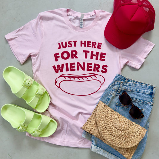 Just Here For The Wieners Tee