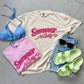 Summer Vibes Airbrushed Style Tee