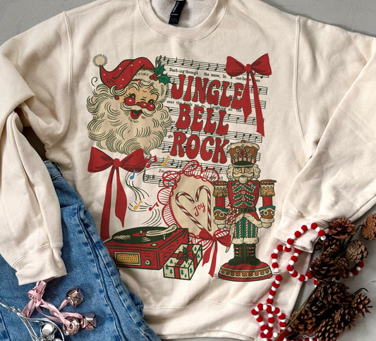 Jingle Bell Rock Christmas Sweatshirt or Tee