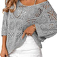 PREORDER: Coastal Breeze Crochet Sweater 3.30.26