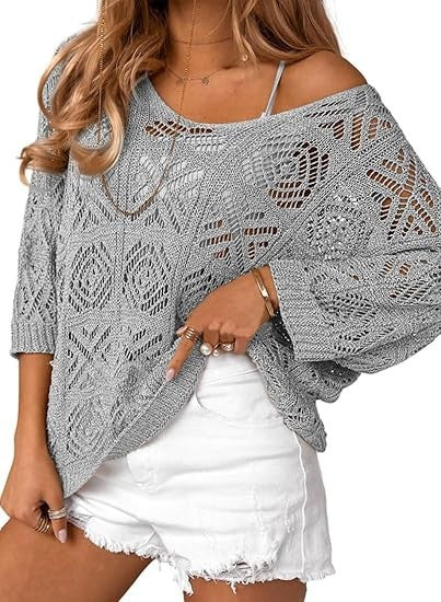 PREORDER: Coastal Breeze Crochet Sweater 3.30.26