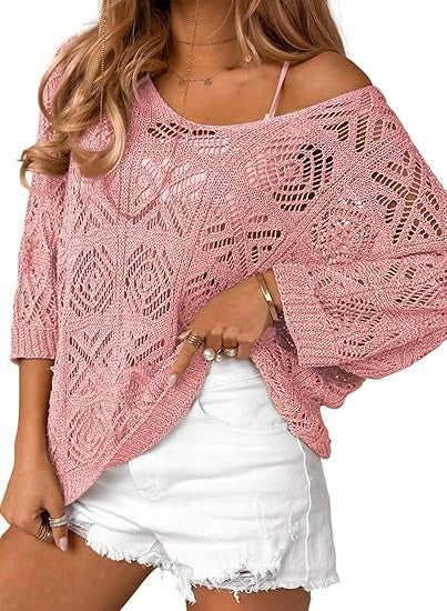 PREORDER: Coastal Breeze Crochet Sweater 3.30.26