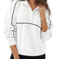 PREORDER: Piped Quarter Zip Pullover  7.20.26