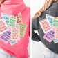 Library Lovers Card Graphic Hoodies