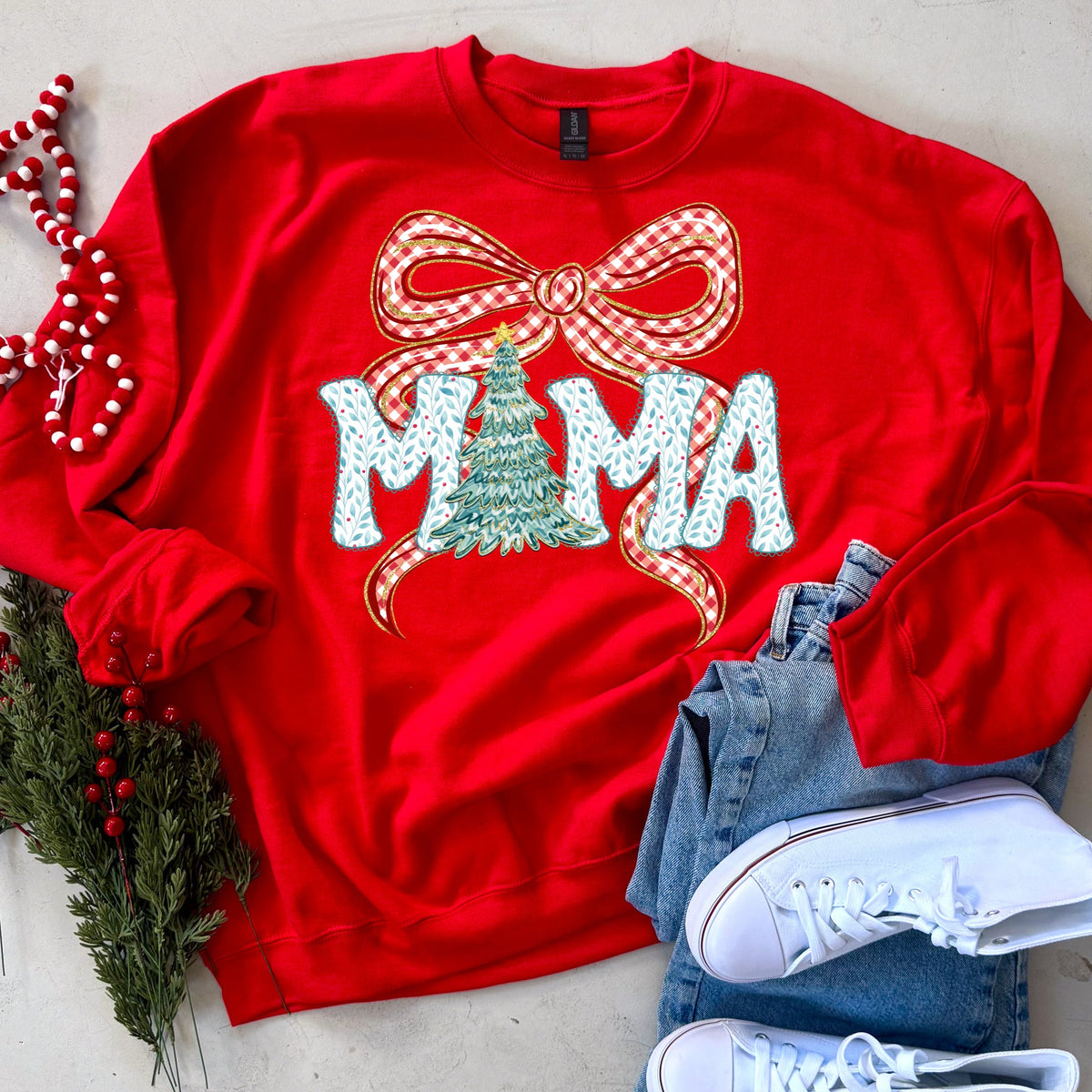 Mama, Nana, Mimi, Gigi Christmas Sweatshirt
