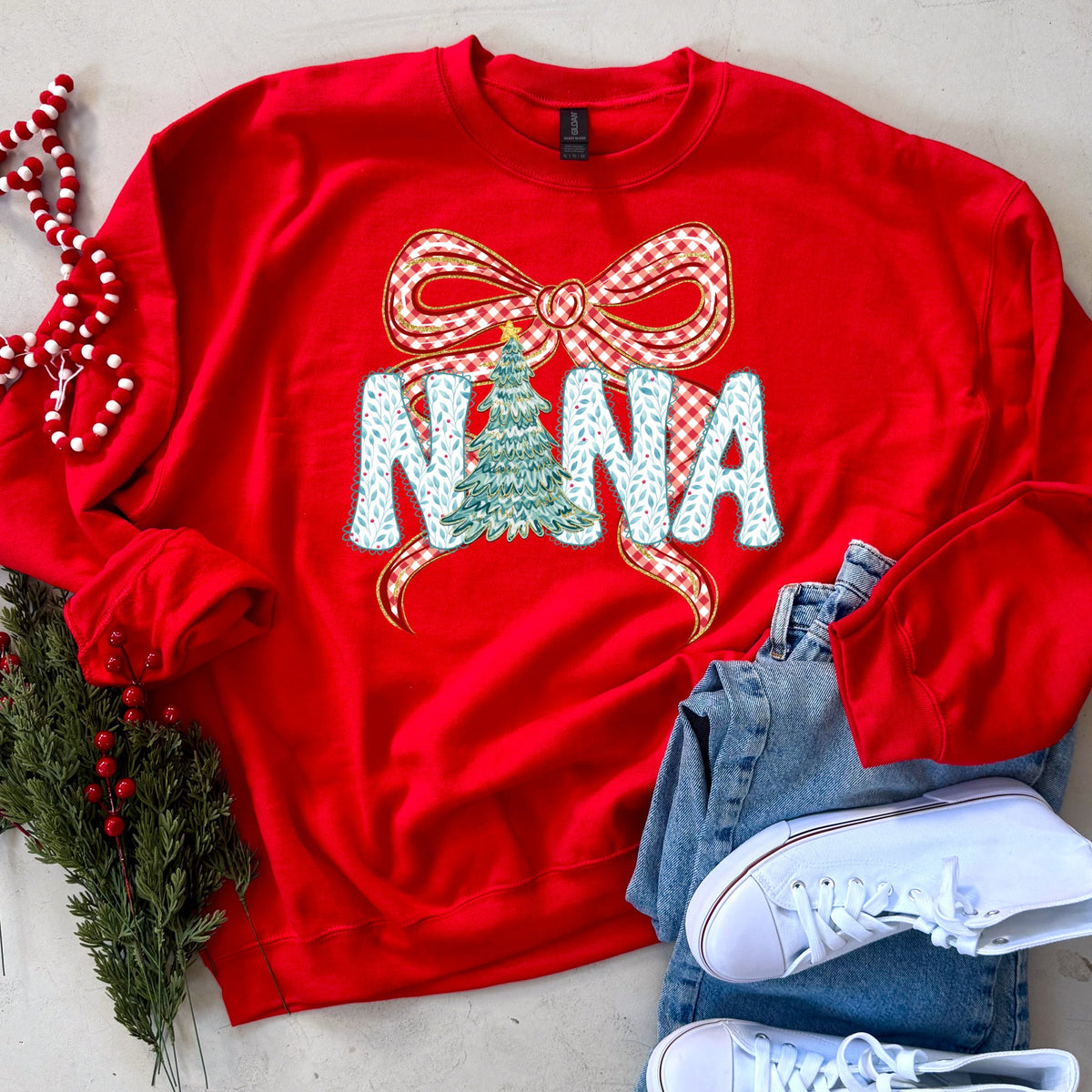 Mama, Nana, Mimi, Gigi Christmas Sweatshirt