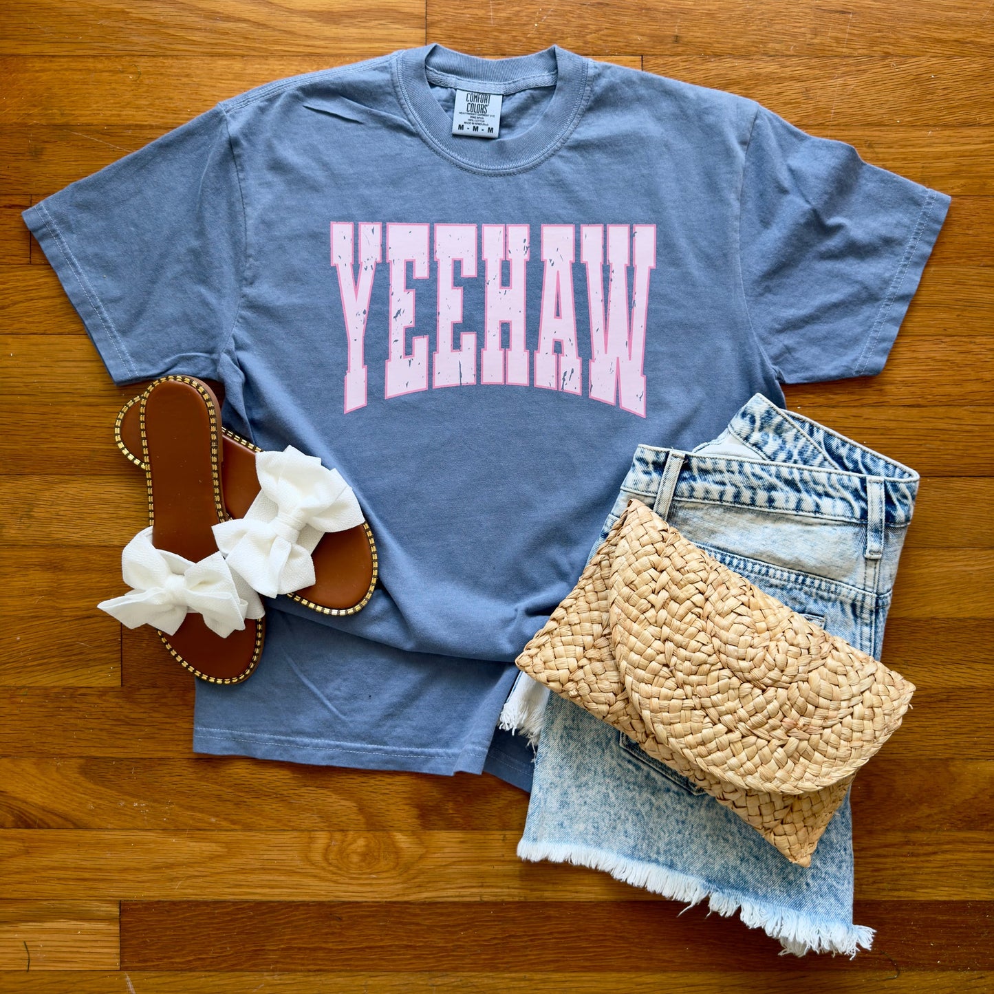 Pink Yeehaw Tee