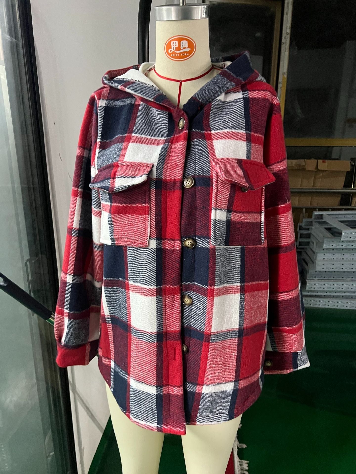 PREORDER: ALBA Plaid Fleece Shacket 10.6.25