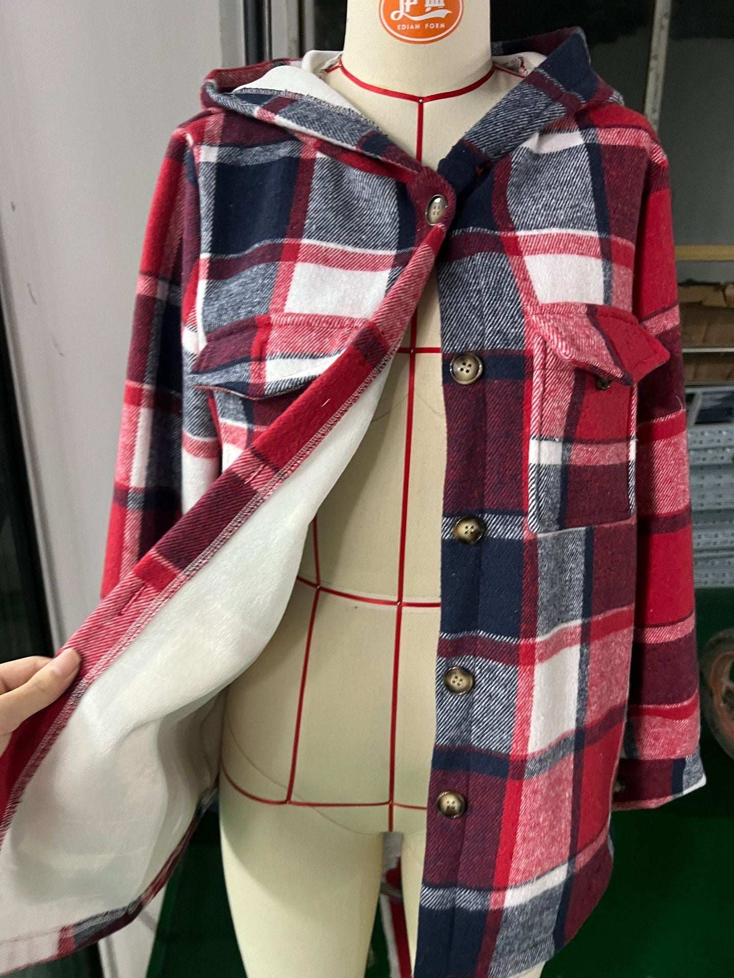 PREORDER: ALBA Plaid Fleece Shacket 10.6.25