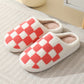 PREORDER: Checkered Cozy Slippers 8.17.26