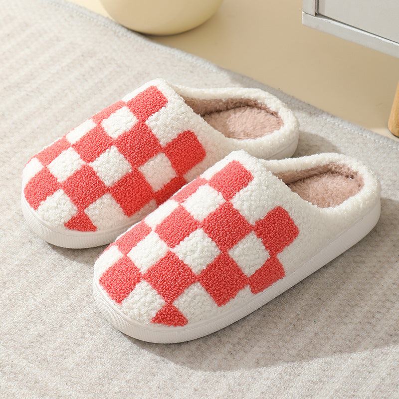 PREORDER: Checkered Cozy Slippers 8.17.26