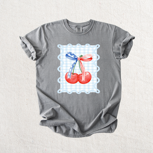 American Bow Cherries Graphic Tee