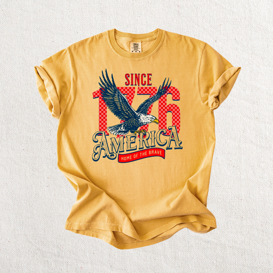 America Home of the Brave Graphic Tee