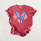 American Flag Bow Graphic Tee
