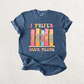 I Prefer Books over People Graphic Tee