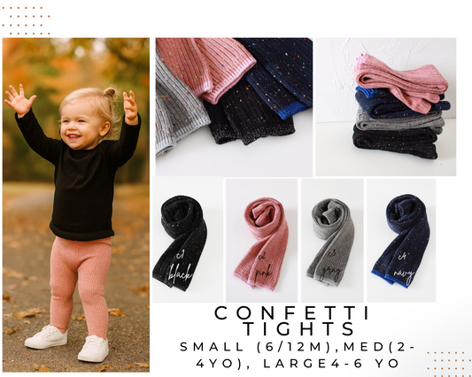 PREORDER: Confetti tights 10.6.25