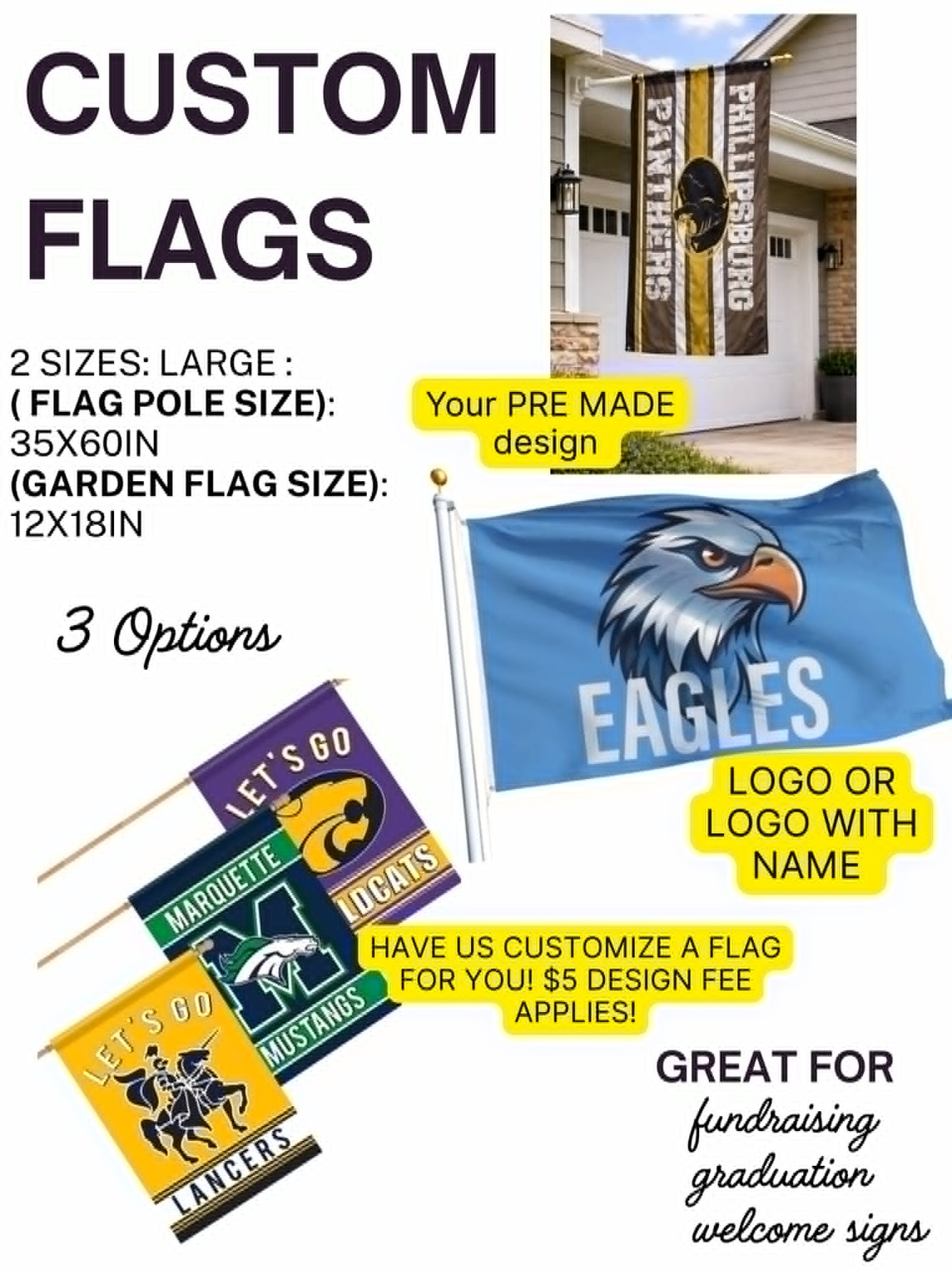 PREORDER: Custom Flags RERUN 6.1.26