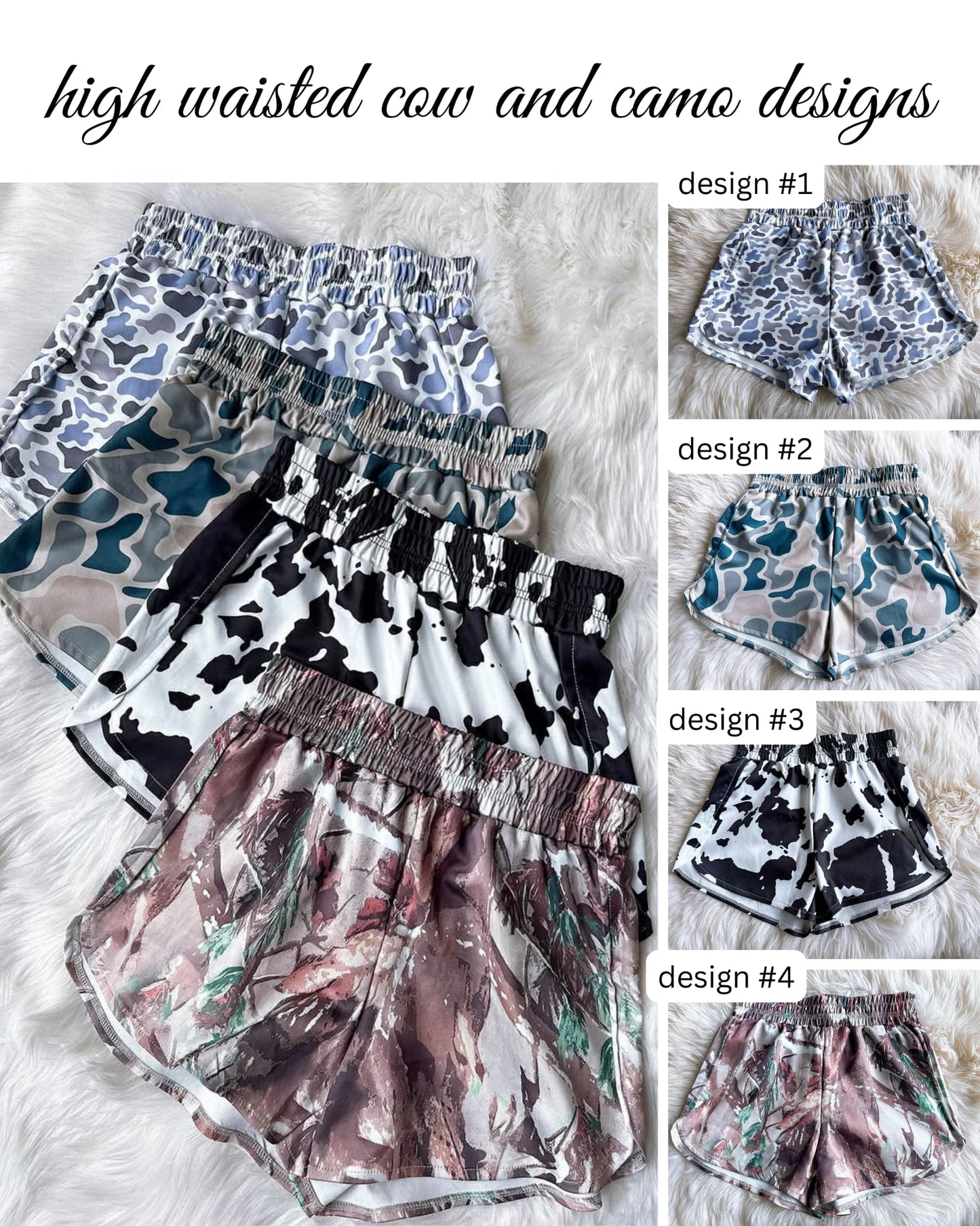 PREORDER: High Waisted Summer Shorts (Kids + Adults) 3.23.26
