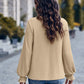 Round Neck Flounce Sleeve T-Shirt