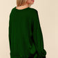 Haptics Sequin Nutcracker Patch Hacci Knit Top