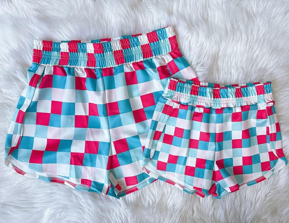 PREORDER: High Waisted Summer Shorts (Kids + Adults) 3.23.26