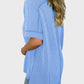 Lovelet Texture V-Neck Half Sleeve T-Shirt