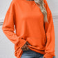 Round Neck Long Sleeve Sweatshirt