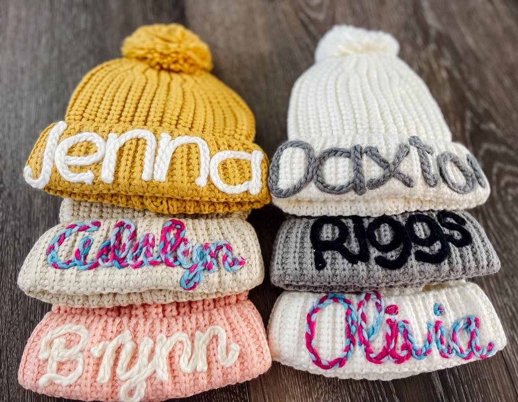PREORDER: Custom Rope Embroidered Pompom Hat 11.24.25