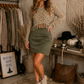 PREORDER: Sable Ridge Suede Skirt 8.10.26